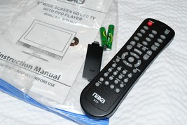NAXA NTD NTD-1552 REMOTE WITH MANUAL AND BATTERIES TESTED W1F - $17.29