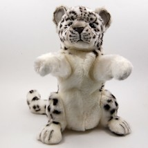 Snow Leopard Hand Puppet by Hansa True to Life Soft Plush Animal Learnin... - £44.71 GBP