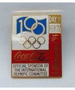 Rare Olympic Coca Cola Pin of the Day 11 Feb 22 Lillehammer 1994  - $49.49