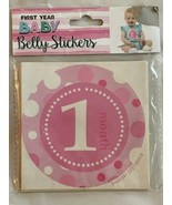 First Year Baby Belly Stickers Monthly Pink Girl 1 Month to 1 Year Photo... - $5.86