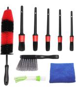 9pcs Car Cleaning Brushes Set Auto Detailing Cleaning Kit Long Handle Ri... - £32.95 GBP
