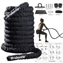 Battle Rope 30Ft Battle Rope For Exercise Workout Rope Exercise Rope Bat... - $101.99