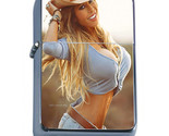 Pin Up Cowgirls D6 Flip Top Dual Torch Lighter Wind Resistant - £13.19 GBP