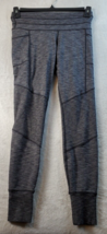 Athleta Leggings Womens Size Small Gray Pockets Elastic Waist Logo Pull On - £13.76 GBP