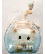 Precious Moments CATCH YA LATER Cat in a Fish Bowl #358959 Retired 2002 ... - £67.32 GBP