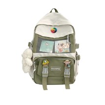 Fashion Waterproof Women Canvas Backpack For Teenager Girl Kawaii Bookbag Laptop - £107.10 GBP
