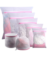 GOGOODA 7Pcs Mesh Laundry Bags for Delicates with Premium Zipper, Travel... - $15.11