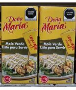 4X DONA MARIA MOLE VERDE ( GREEN ) SALSA  - 4 BOXES 360g EACH - FREE SHIP - $26.72