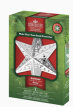 Scentsicles Silver Metal Star Indoor Ornament, White Winter Fir, 1 Star/... - $18.95