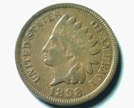 1898 Indian Cent Penny Very Fine / Extra Fine VF/XF Very Fine / Extremely Fine - £7.97 GBP