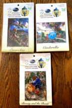 Lot of 3 Disney Dreams Collection Pinocchio, Cinderella, Beauty &amp; the Be... - $149.99