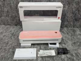 New PeriPage Mini A40 ITP01 Pink Rechargeable 203DPI Mobile Printer + Ad... - $29.99