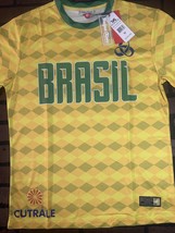 BRAZIL 1990 World Cup National Team Headgear Classics Soccer Jersey ~Never Worn~ - £55.94 GBP