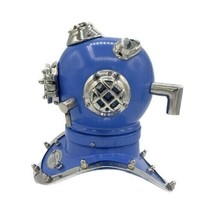 Antique Style Scuba Mini Diving Divers Helmet Brass Us Navy Steel Halloween Gift - £130.39 GBP