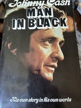 Man IN Nero Di Johnny Cash 1st Stampa Prima Edizione 1975 Copertina Rigida - £33.62 GBP