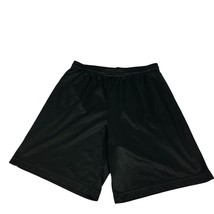 Pro Spirit Mens Black Mesh Athletic Shorts Size Medium - £10.89 GBP