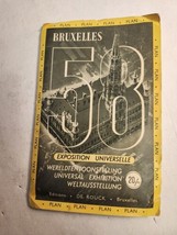 Bruxelles 58 Exposition Universelle Map Book - £17.31 GBP