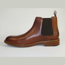 Men's Steve Madden Boot High Top Shoes Slip On Soft Leather Heritage Tan image 5