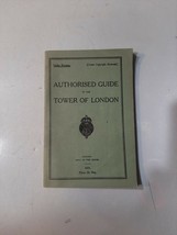 &quot;Authorized Guide To The Tower of London&quot; 1929 w/ map &amp; WHITE STAR LINE adv. - £6.14 GBP