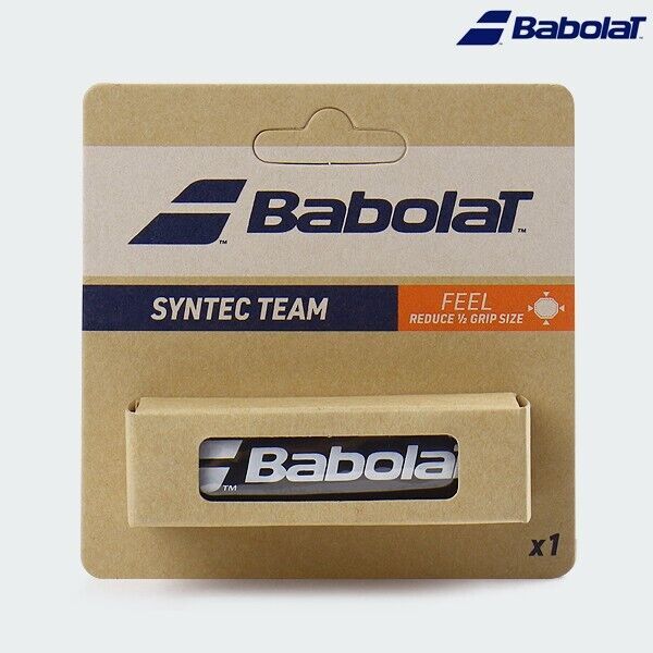 Babolat Syntec Team Cushion Grip Tennis Racket Racquet Grip 1.5mm Black ... - $17.90