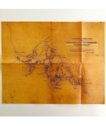 Map Rappahannock VA Civil War Reproduction 12.5 x 10&quot; Military History D... - $380.59 MXN