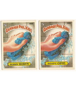 1987 Garbage Pail Kids Cards Series 8 304a Rubbin&#39; Robyn / 304b Soapy Opie - €4,31 EUR