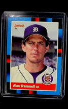1988 Donruss #230 Alan Trammell HOF Detroit Tigers Baseball Card - £0.79 GBP