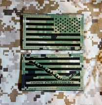 Infrared NWU Type III Reverse US Flag &amp; First Navy Jack Patch Set DEVGRU... - $44.41