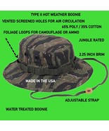 HOT WEATHER BOONIE MILITARY JUNGLE TYPE II TIGER STRIPE LARGE 7 1/4 - 7 3/8 - €21,70 EUR