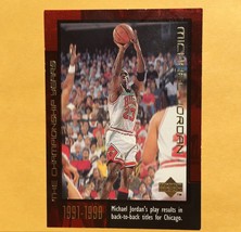 #48 Upper Deck Michael Jordan 1991-1998 The Championship Years Card Ungraded  - £7.43 GBP