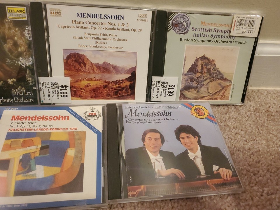 Lot of 5 Mendelssohn CDs: Piano Trios, Midsummer Night's Dream, Frith, Italian Item image 3