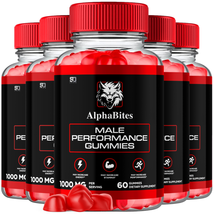 (5 Pack) Alpha Bites Male Gummies Advanced Performance and Stamina (300 Gummies) - £97.71 GBP