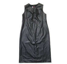 NWT Spanx 20392R Leather-Like Sleeveless Fitted Sheath in Luxe Black Dress L - £79.93 GBP