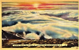 Mt. Washington, White Mt. New Hampshire -  vintage postcard - £2.34 GBP