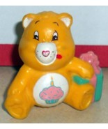 1984 Kenner Care Bears Birthday Bear Mini Pvc Figure Vintage 80&#39;s #4 - $35.35 CAD