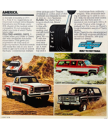 1978 Chevy Trucks Advertisement Pickups Automobilia Vintage Chevrolet DW... - $35.02 CAD