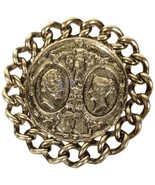 Louis Philippe Commemorative Metal Brass Pin Visit King France to Victor... - $59.40