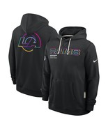 New Mens Rams 2025 Crucial Catch Beat Cancer Sideline Hoodie for LA - Black - $1,170.71 MXN