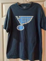 St. Louis Blues NHL Hockey Adult T Shirt Size Large - £7.85 GBP