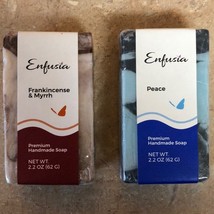 Enfusia Frankincense &amp; Myrrh, Peace Handmade Soaps Lot - £14.38 GBP