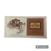 1696 Coronation Coach Sweden Stamp Basil Smith Print Issued 1978 Carriage - £11.88 GBP