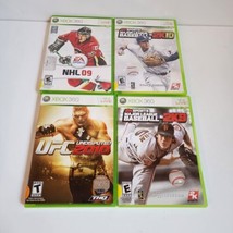 Xbox 360 Games Lot Not Tested Mlb 2K9 2K10NHL 09 Ufc Undisputed 2010 - £7.41 GBP