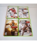 Xbox 360 Games Lot NOT TESTED MLB 2K9 2K10NHL 09 UFC Undisputed 2010 - £7.45 GBP