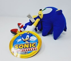 Sonic The Hedgehog 8&quot; Plush Toy Factory Sega 2021 Stuffie W Tag Video Game Doll - £11.37 GBP