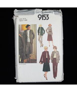 Simplicity 9153 Misses Women Skirt Pants Unlined Jacket Vtg 1979 Half Si... - $4.89