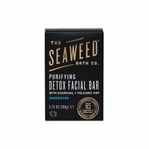 The Seaweed Bath Co. Purifying Detox Facial Bar Soap, Unscented, Natural Orga... - £8.43 GBP