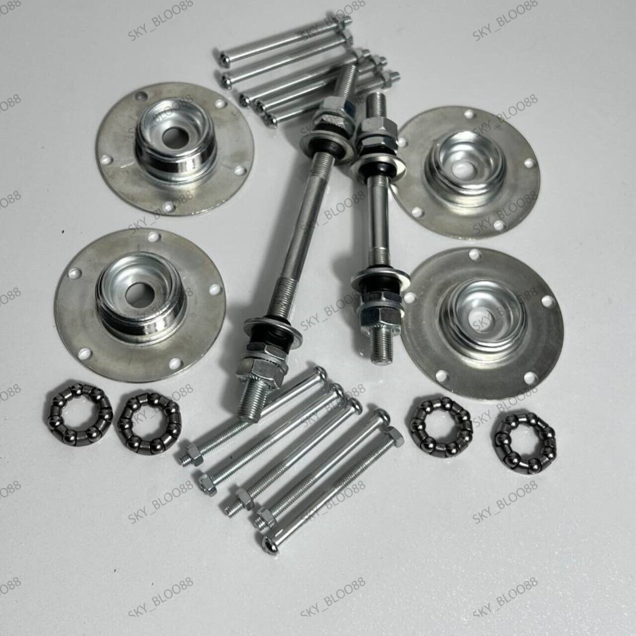 BMX Bicycle 20&quot; Hub Set Front And Rear PVC RIM BEARING AND SUB SHAFT + DHL - $79.90