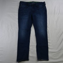 Seven7 36 x 30 Super Slim Dark Wash Flexible Denim Mens Jeans - £15.70 GBP