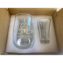 Paris Products 1971-50th Wine &amp; Shot Classes Created 2021 New - $9.89