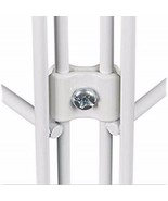 Gridwall Joining Connectors - Grid Panel Joiner Clips - White - 50 Pieces - $37.38 CAD